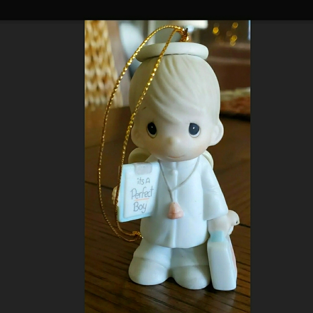 Precious Moments It's a Perfect Boy 1986 Orname